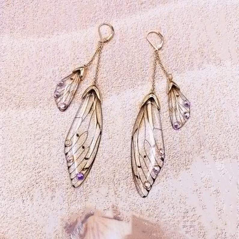 Enchanted Fairy Wing Earrings