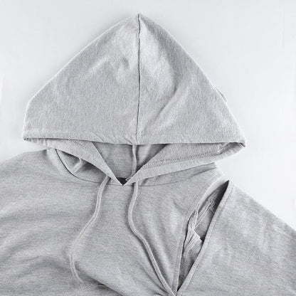 Asymmetric Kawaii Hoodie