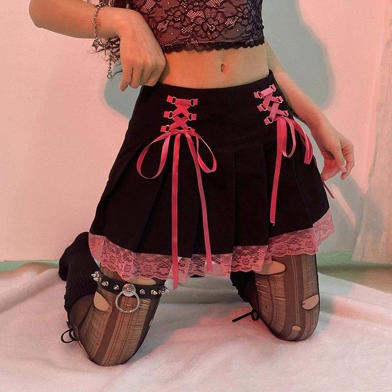 Sweet Gothic Academia Skirt