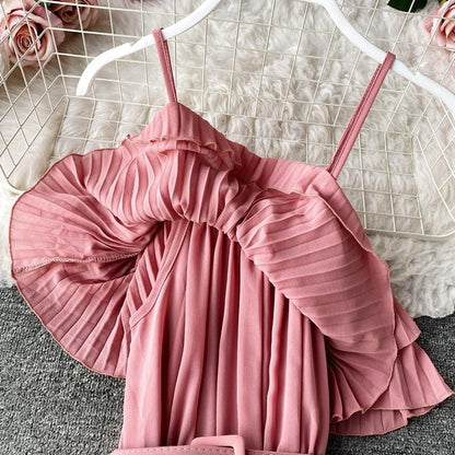 Incarnate Pleated Midi Dress
