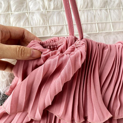 Incarnate Pleated Midi Dress