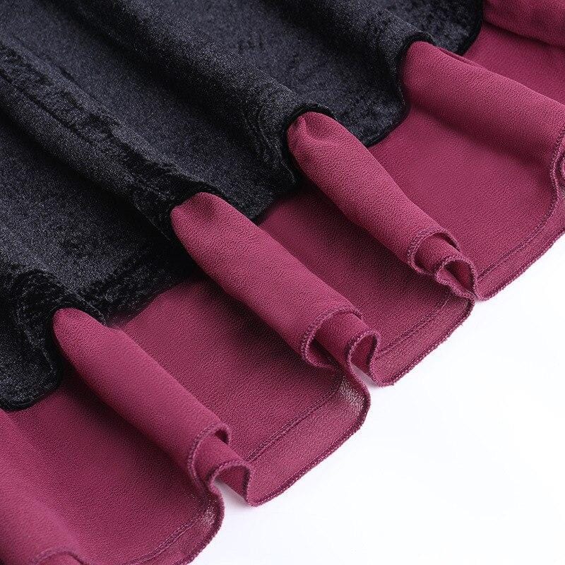 Bloody Witch Velvet Dress