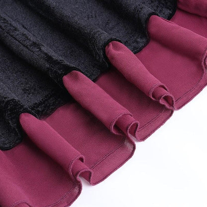 Bloody Witch Velvet Dress