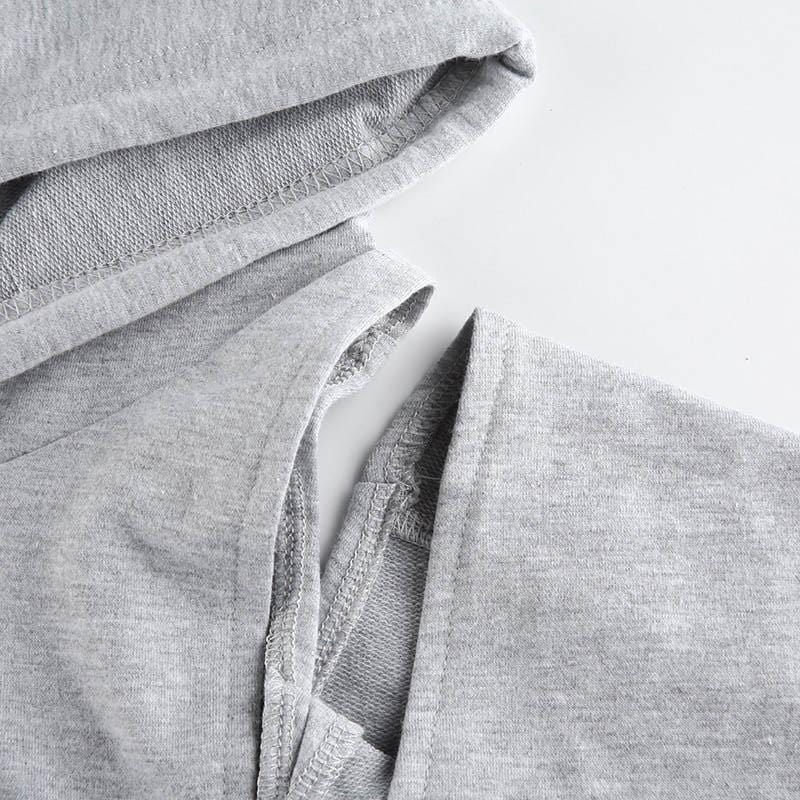 Asymmetric Kawaii Hoodie
