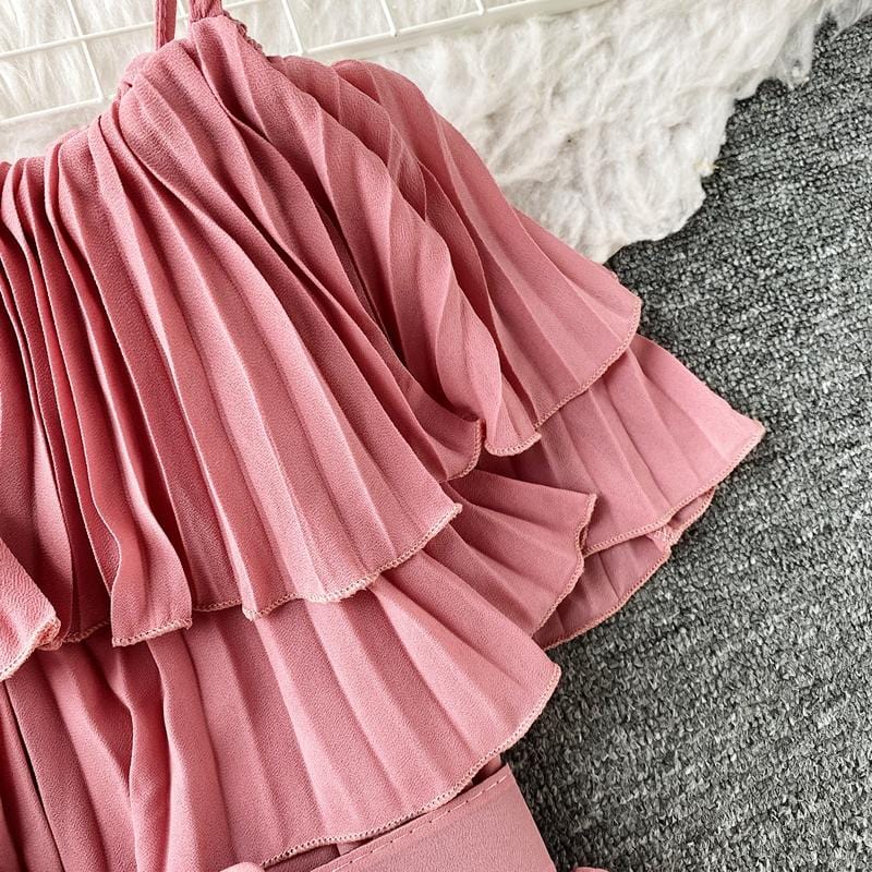 Incarnate Pleated Midi Dress