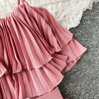 Incarnate Pleated Midi Dress