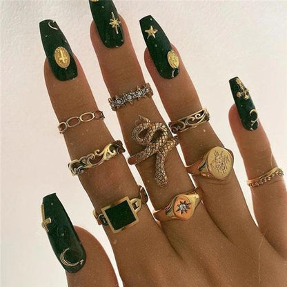 Medusa Vintage Snake Rings