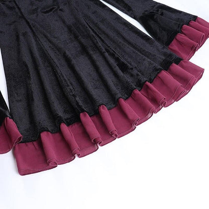 Bloody Witch Velvet Dress
