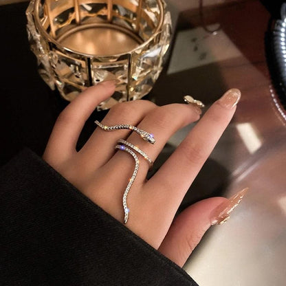 Silver Snake Ring