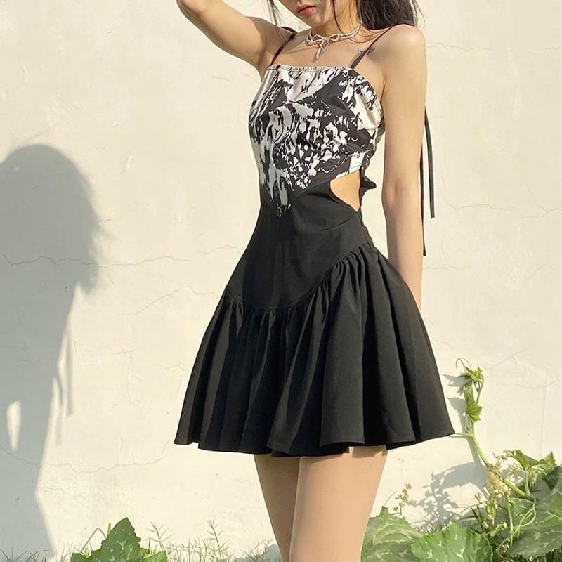 Hellish Gal Goth Mini Dress