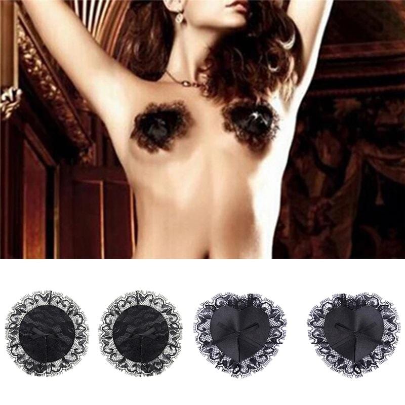 Black Lace Nipple Cover