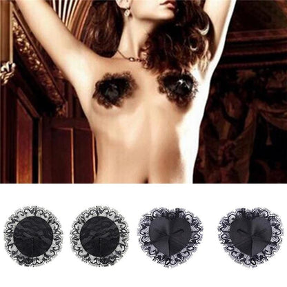 Black Lace Nipple Cover
