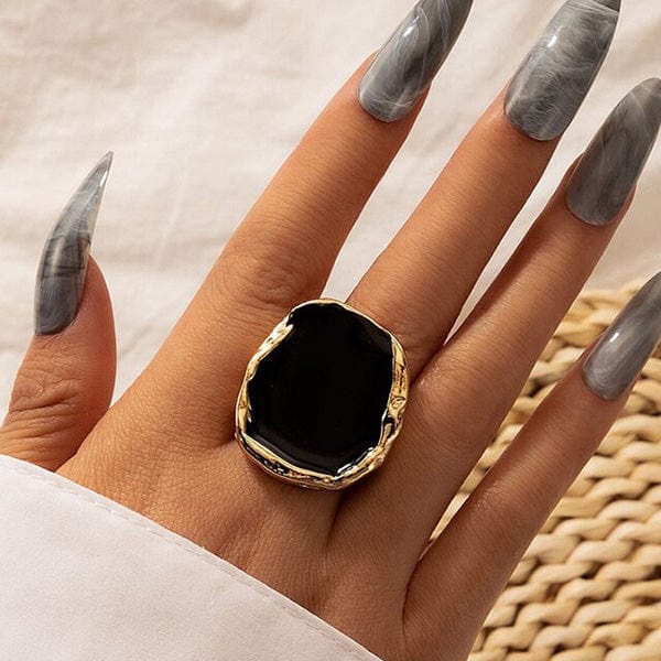 Vintage Black Cocktail Rings