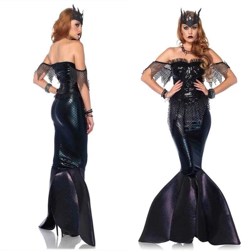 Marina Black Mermaid Dress