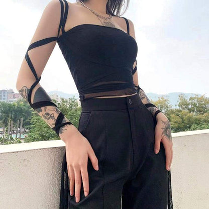Ardetha Aesthetic Crop Top