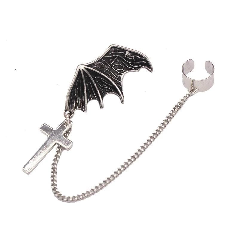 Gothic Cross Earring
