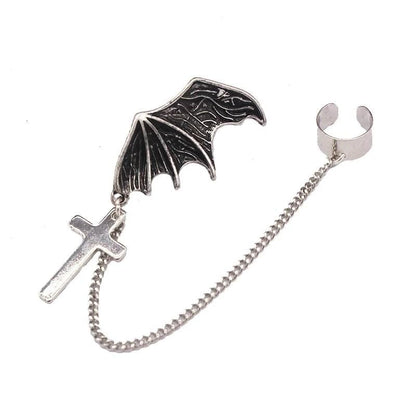 Gothic Cross Earring