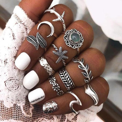 Bohemia Vintage Style Ring Sets