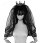 Royal Bride Black Veil