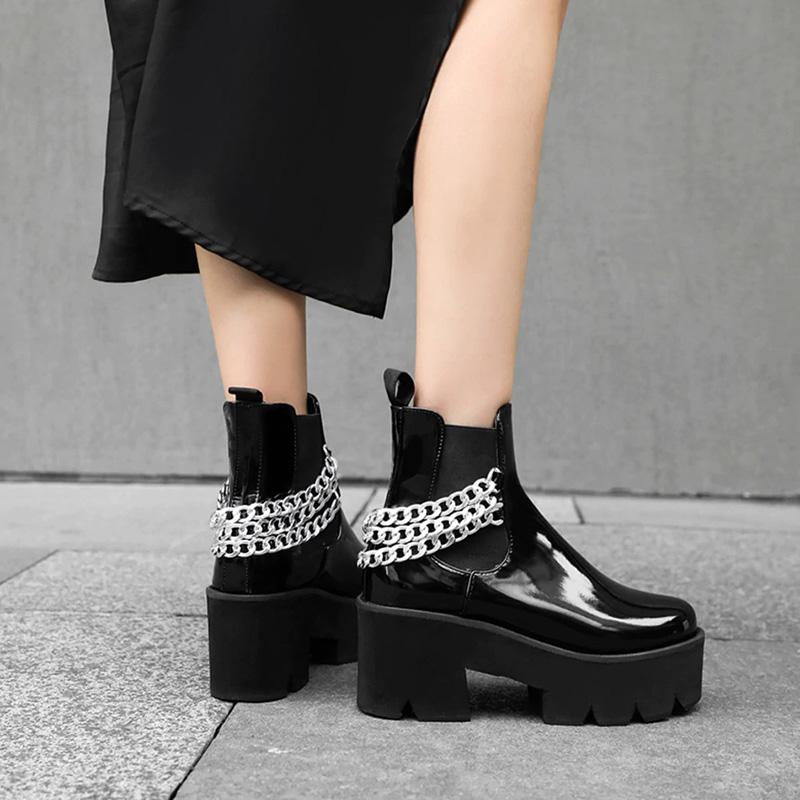 Exclusive Gothic Punk Chain Boots