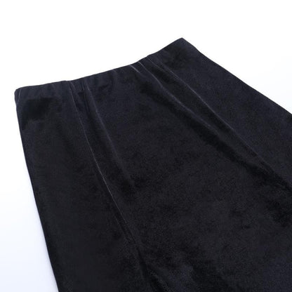 Victoria Velvet Long Skirt
