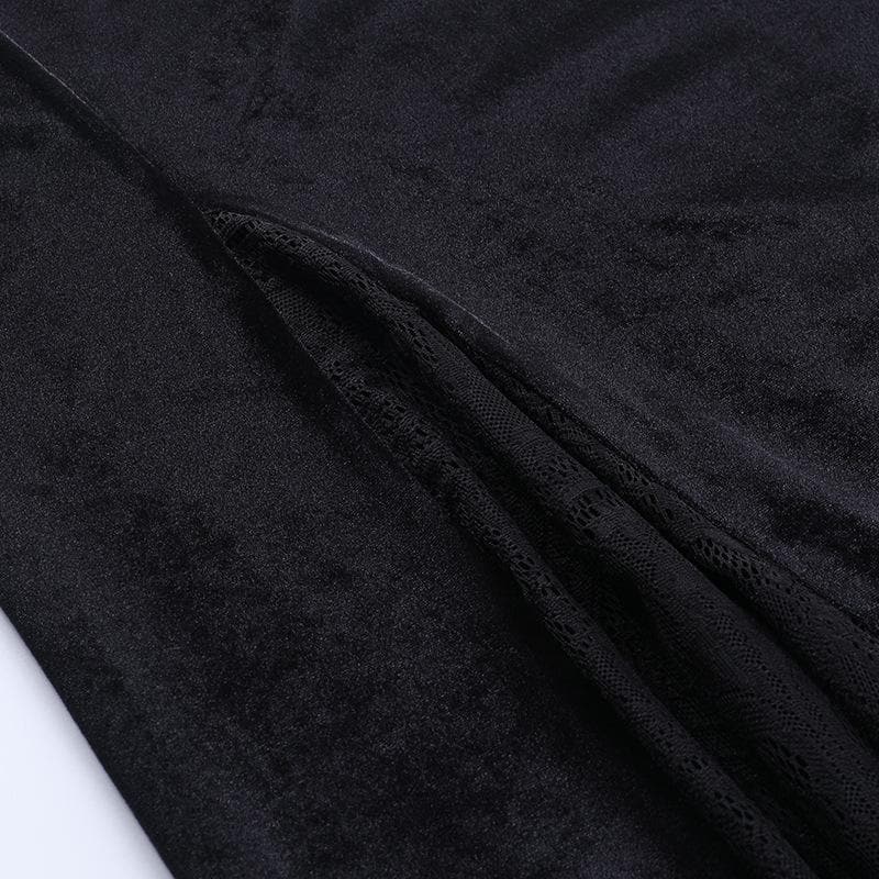 Victoria Velvet Long Skirt