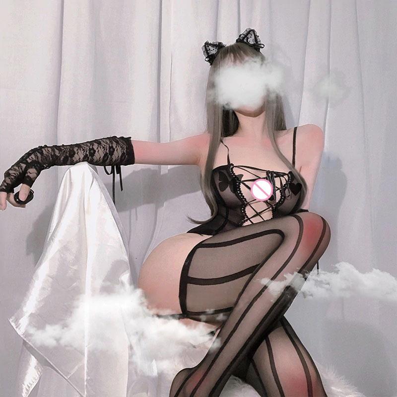 Sexy Anime Sheer Lingerie Stocking