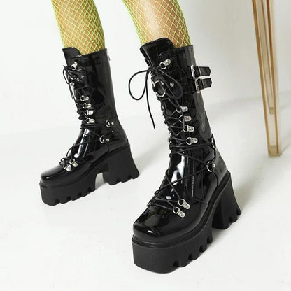 Get High Chunky Platform Boots