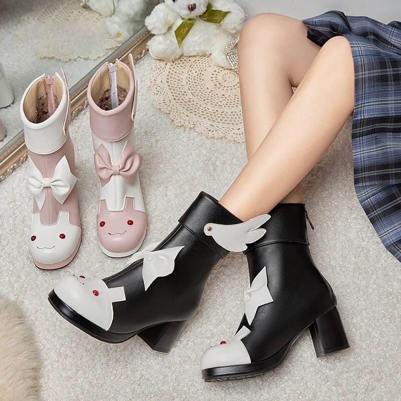 Mori Girl Vintage Ankle Boots