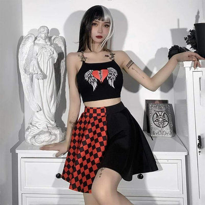 Stitched Heart Crop Top