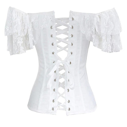 Amabel Off Shoulder Lace Corset