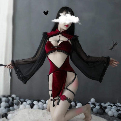 Red Retro Enchantress Lingerie