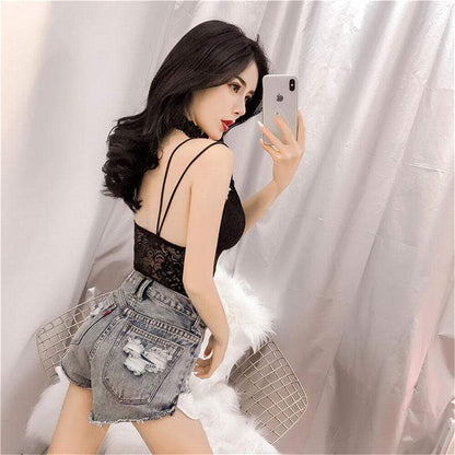 Summer Lace Nightclub Top
