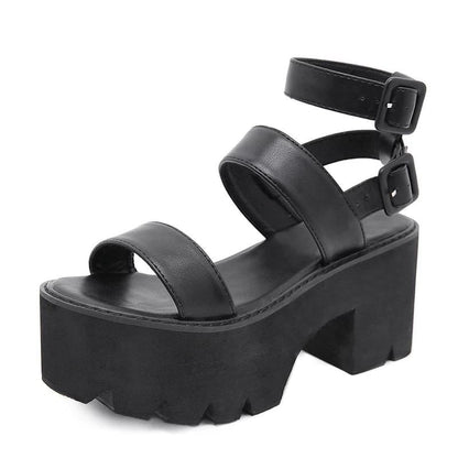 Haunted Chunky Platform Sandals