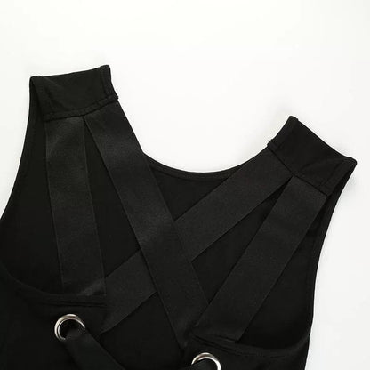 Mina Open Back Crop Top
