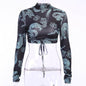 Backless Dragon Crop Top