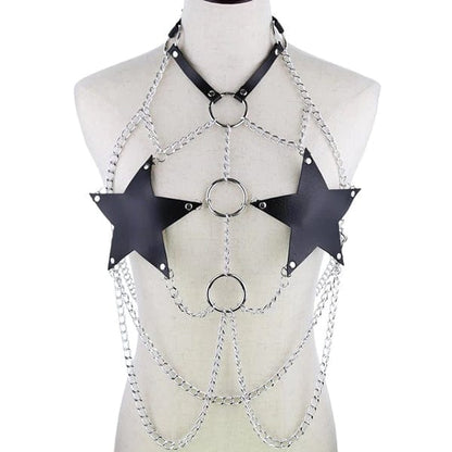 Chained Star Body Harness