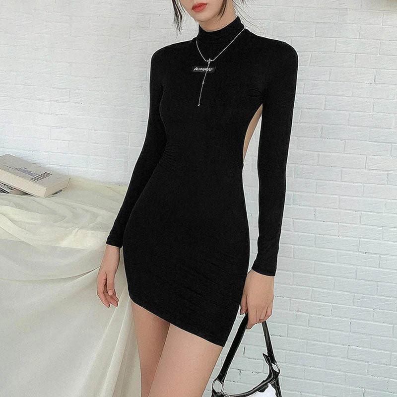 Backless Lolita Gothic Dress