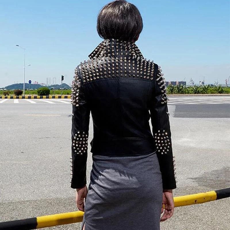 Faux Leather Ghost Rider Jacket