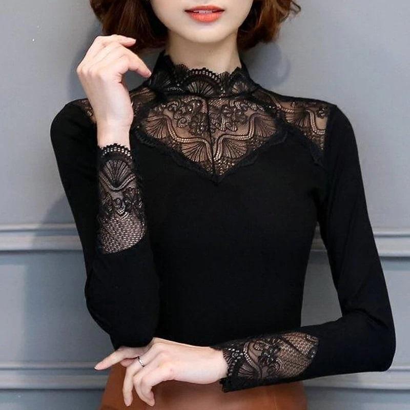 Midnight Kiss Lace Top