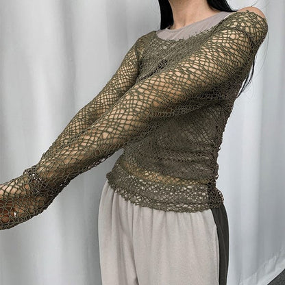 Dark Mysteries Knit Top