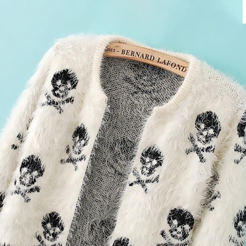 Elegant Skull Punk Coat