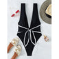 Deep Illusions Bowknot Swimsuit