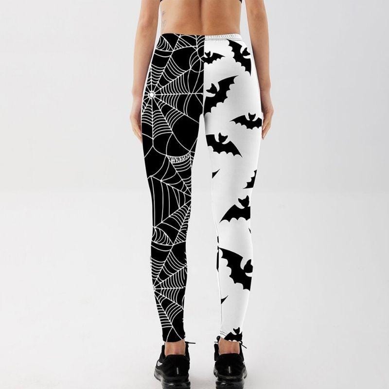 Bats & Webs Fitness Printed Leggings