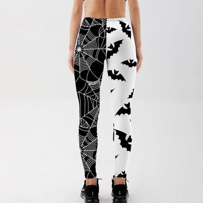 Bats & Webs Fitness Printed Leggings