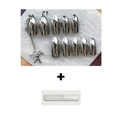 Metallic Angel Nails