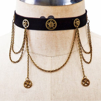 Steampunk Metal Gear Choker