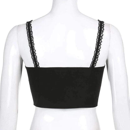 Black Soul Crop Top