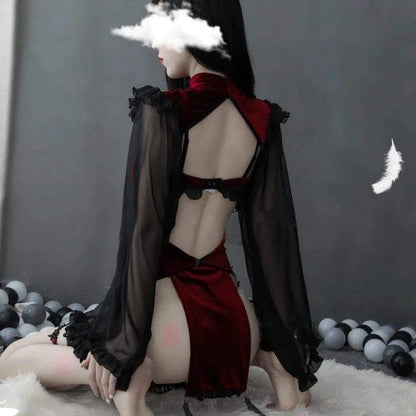 Red Retro Enchantress Lingerie
