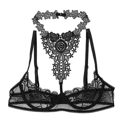 Sexy Underwired Halter Bra